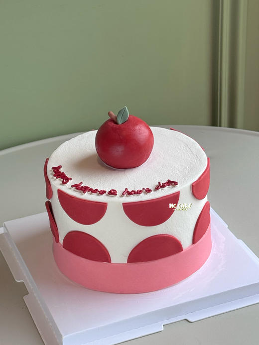 红苹果翻糖装饰蛋糕 商品图0