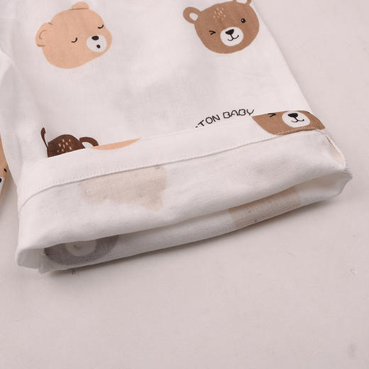 棉果果夏季男童女童5A抗菌防蚊套装纱布对开套装M201304225245 商品图4