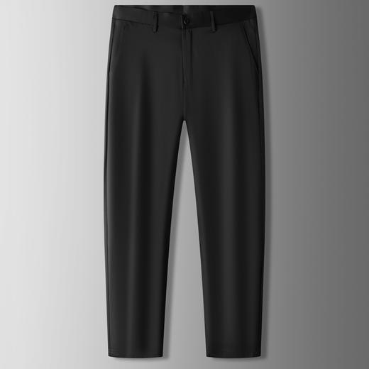 【特大码】【桑蚕丝】【DKP】大依优型大码薄款冰丝商务休闲裤弹力直筒男宽松大码免烫抗皱夏季长裤肥佬300斤 商品图1