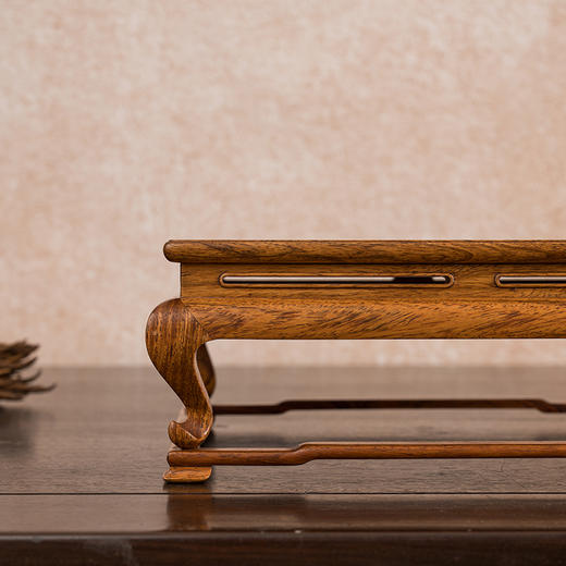 二十世纪 黄花梨三弯腿带托泥器座 商品图1