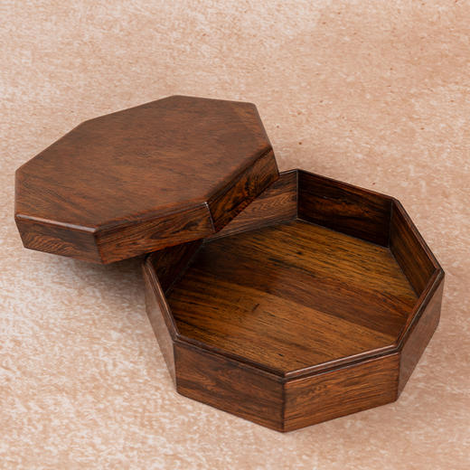 清 黄花梨八角盖盒 商品图2