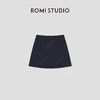 ROMI STUDIO “轻盈之中” 空气棉细腻弹力松紧腰小A字半裙421X6010 商品缩略图1