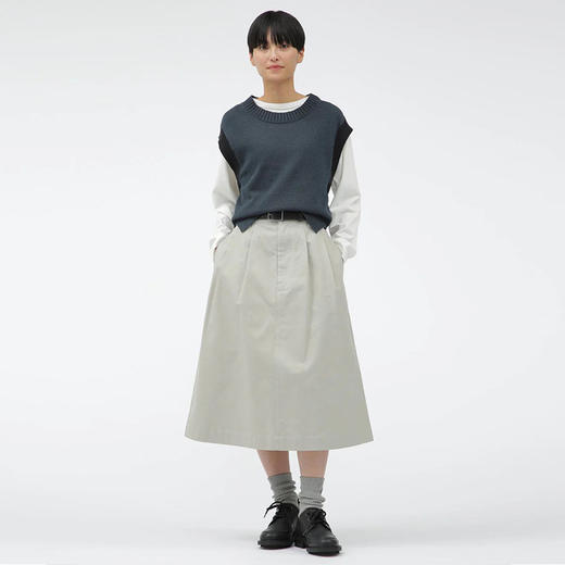 MHL Skirts WASHED COMPACT COTTON 女式水洗工装裙 半身裙 商品图1