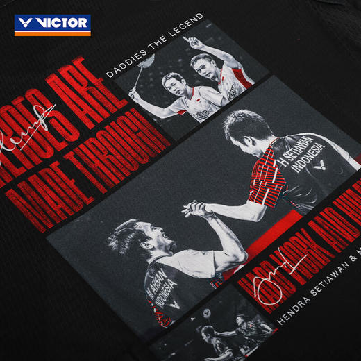 胜利威克多 男女同款 亨德拉限定版运动T恤 T-501DTL 商品图5