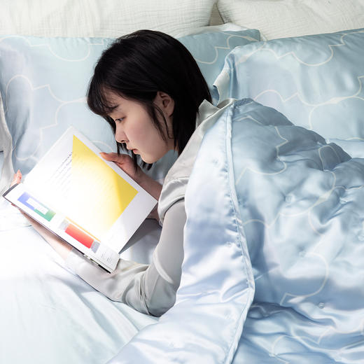 伽罗 JALO 5A级桑蚕丝可水洗休闲被夏凉被 商品图1