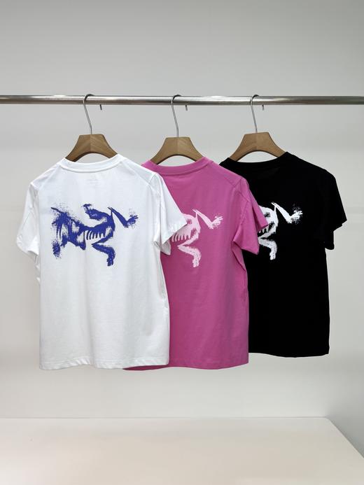 点此购买 始祖鸟夏季男女款后背印花短袖T恤 bk 313478 商品图3