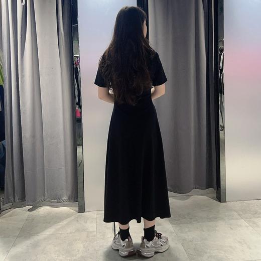 MZ收腰显瘦短袖连衣裙（黑）夏季152010480321 商品图1