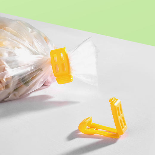 【签到礼品】美丽雅保鲜袋密封夹食品背心塑料袋免打结封口夹 30只装 商品图2