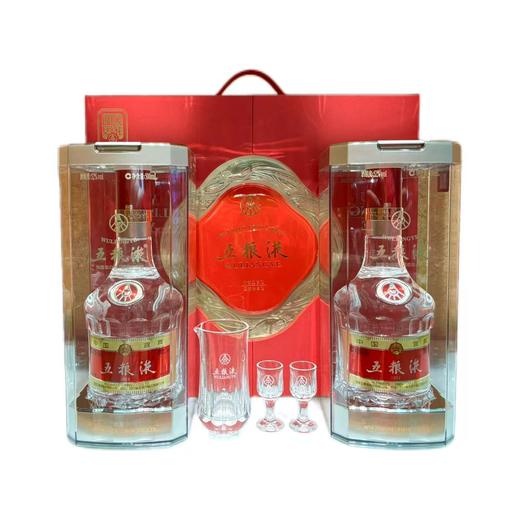 和美好礼双支装礼盒（内含八代五粮液 52度 500mLx2瓶；酒具x1套）*1盒 商品图0