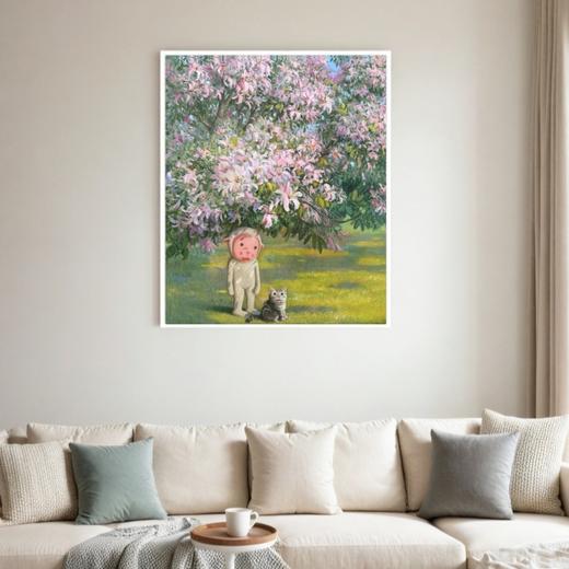 杨媛媛《巴塞罗那的木棉花》版画 商品图3