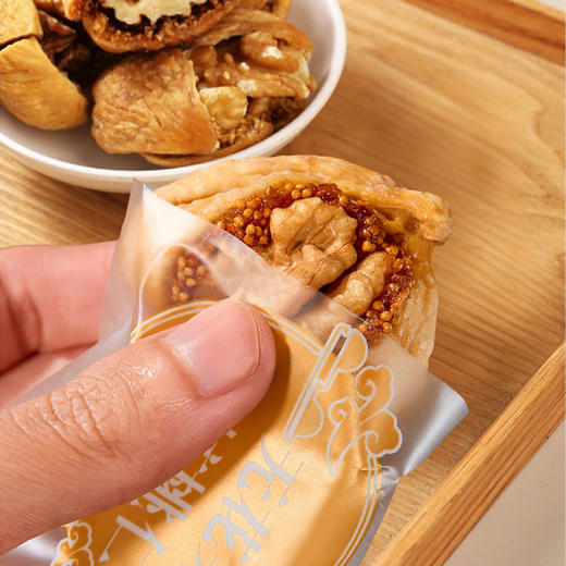 营养时光无花果夹核桃仁 软糯香甜 口感丰富 解馋饱腹小零食 商品图3