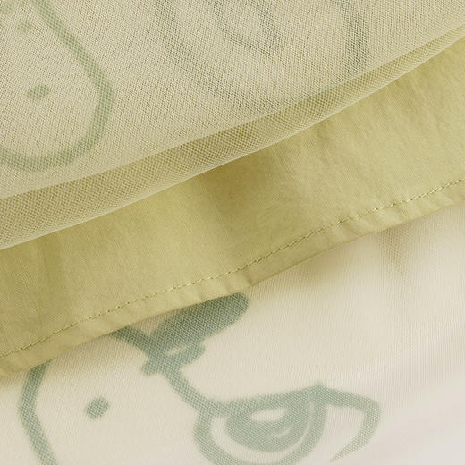 【马克珍妮 芦芙】夏装新款 女童涂鸦泡泡袖网纱小衫230307 商品图4