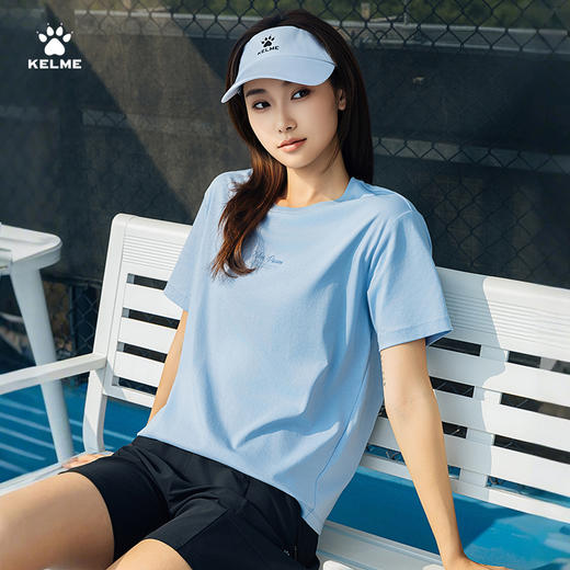 卡尔美新款城市网球系列女圆领短T 商品图2
