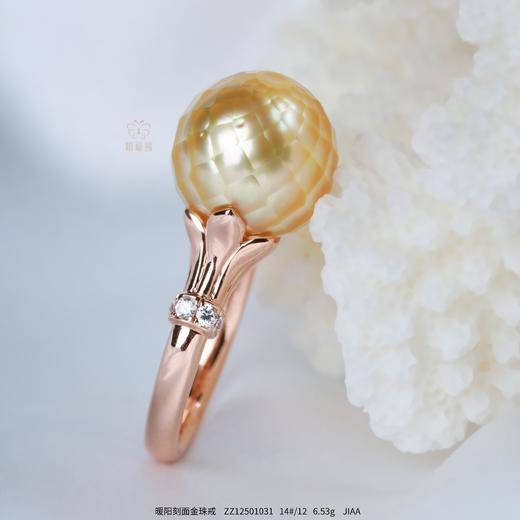 【暖阳】刻面金珠戒 ZZ12501031 商品图8