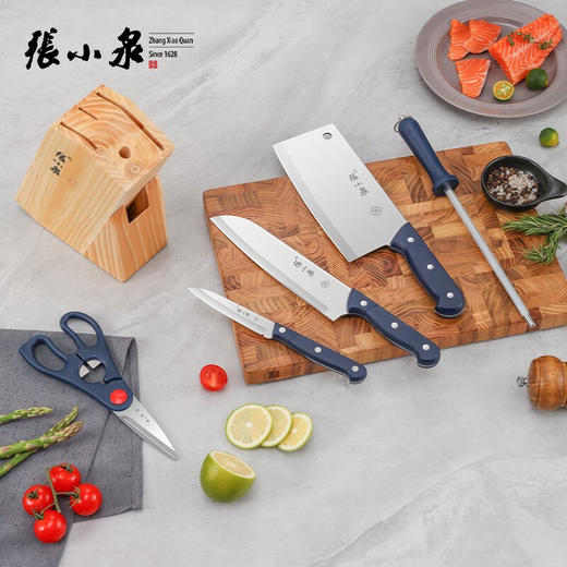 【分仓直发包邮】张小泉锋木系列套装刀具六件套D40610100 商品图1