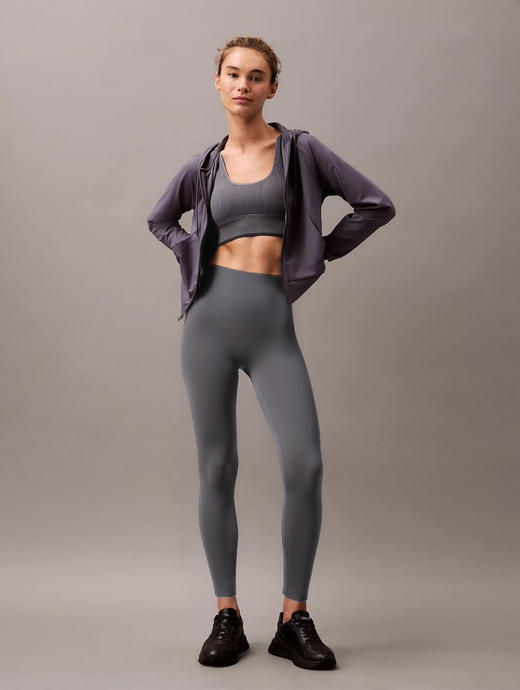 官网580！无痕收腹提臀运动九分裤女外穿UPF50原纱防晒高腰提拉塑形瑜伽裤 商品图5