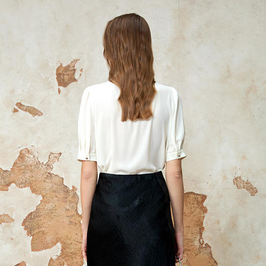 EITIE爱特爱精致立领直筒通勤气质小上衣夏季新款8213917 商品图4