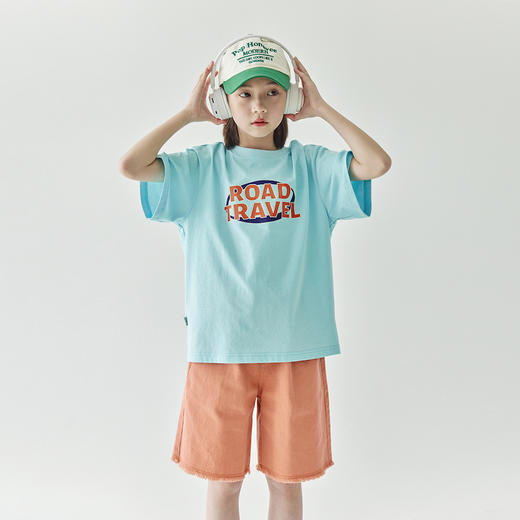 棵初 2025春夏第三波新品两色字母短袖Tee827T24019 商品图0