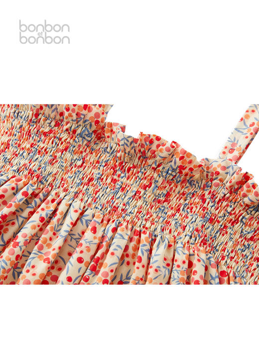 小浆果吊带打揽连衣裙 商品图4