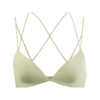 金三塔裸色交叉美背内衣女简约无痕小胸聚拢低胸真丝无钢圈文胸 NZFBC397 商品缩略图4