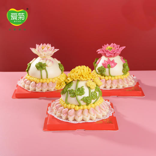 【爱菊花馍】双莲映菊 商品图0