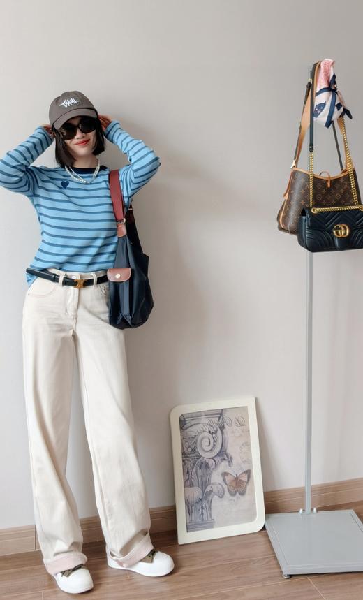 针织棉条纹海风条纹 商品图9