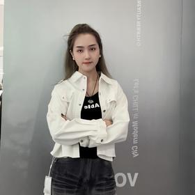 Z 双口袋短款衬衫41225春季025991040128