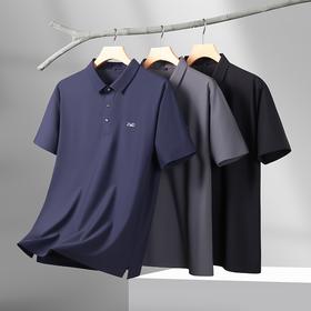 【无痕】【DK】大依优型大码短袖POLO衫加肥加大半袖体恤夏季款肥佬宽松商务休闲百搭上衣男士胖子