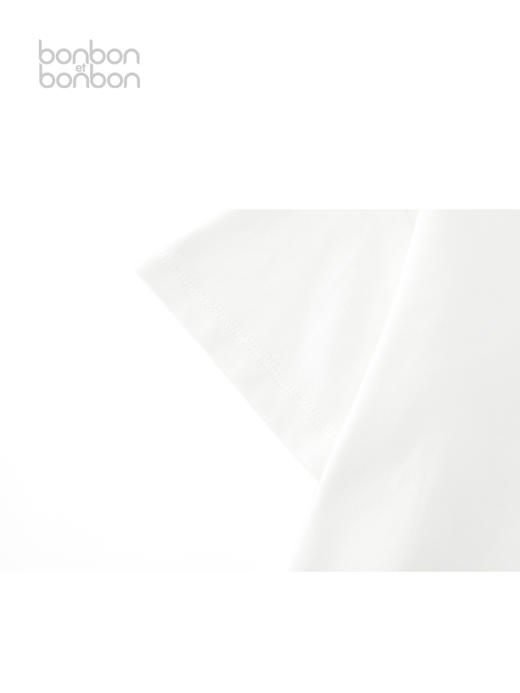 百搭刺绣白T恤 商品图4