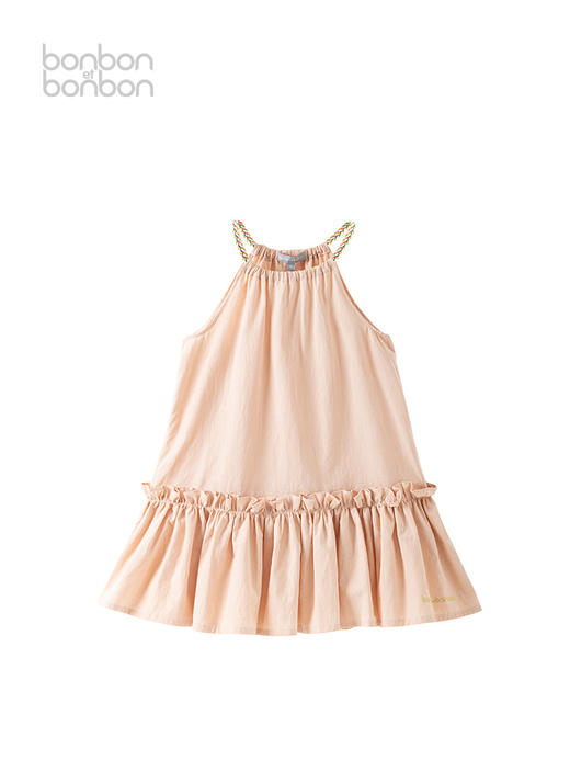 编织花边挂脖鱼尾裙 商品图1