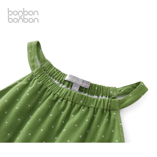 波尔卡圆点挂脖连衣裙 商品图2