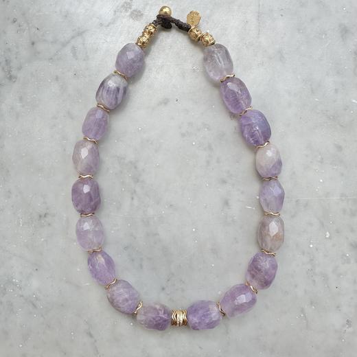 订购6周到｜Bohemian Rhapsodie-VALENE-薰衣草 石英 项链［法国设计师］ 商品图4