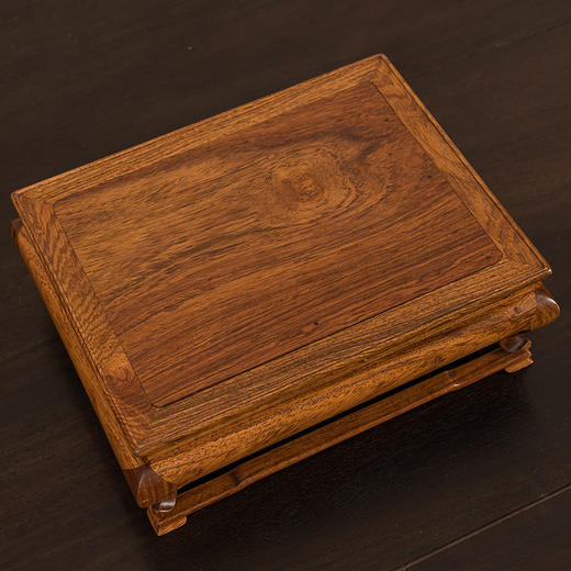 二十世纪 黄花梨三弯腿带托泥器座 商品图2