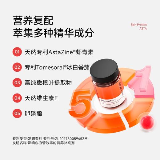 【快抱】metoday虾青素5效精华瓶冰白番茄提取物橄榄提取物90粒/瓶 商品图3