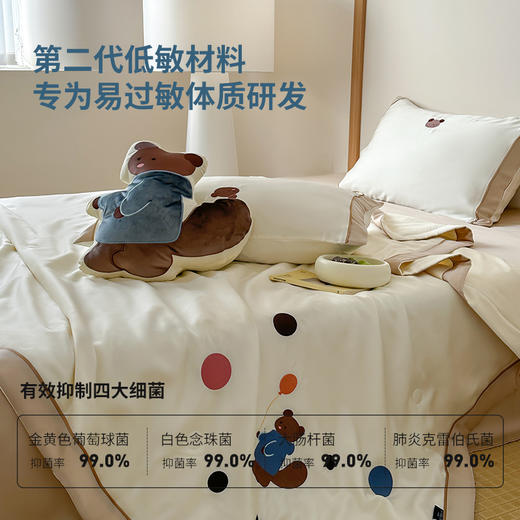 本屋创品兰精天丝低致敏被芯大豆空调被可机洗夏被凉感透气四件套 商品图3