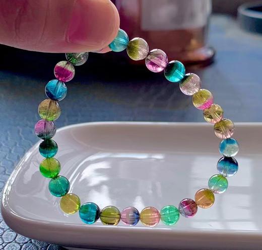 6mm-7mm西瓜碧玺手串 商品图0