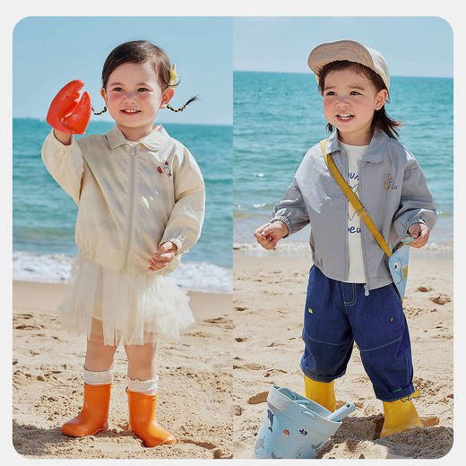 【纯棉】迷你巴拉男童女童夏季新款亲肤柔软外套宝宝空调服 商品图2