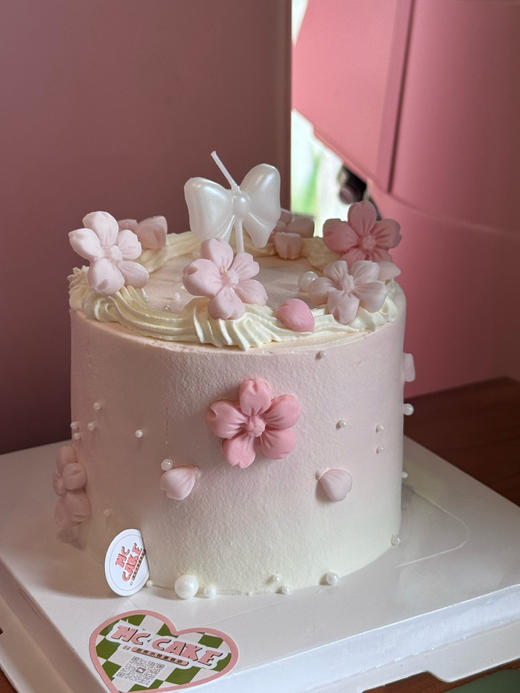 春日|樱花装饰蛋糕（包含原图蜡烛） 商品图1