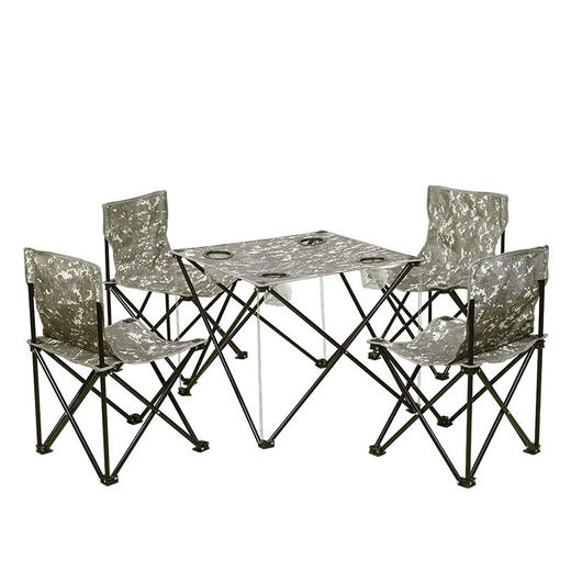 【分仓直发包邮】攀能四人休闲折叠桌椅PN-2433 商品图0