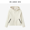 55018   IN AND ON 轻量漫氧 加绒空气层带帽拉链卫衣外套 商品缩略图1