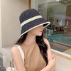 【大头围！显脸小】夏季韩版防晒遮阳帽女可折叠草编防紫外线渔夫帽户外遮脸水桶帽子。ry 商品缩略图4