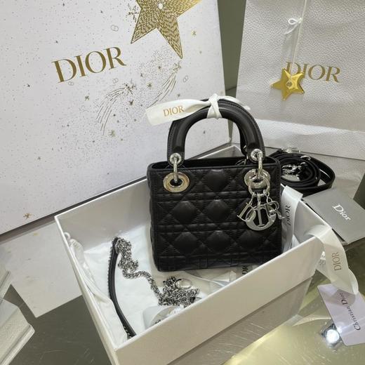 迪奥  LadyMini3格菱格纹戴妃包（HH） 商品图4