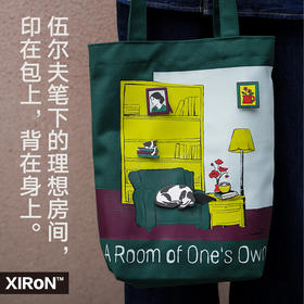 伍尔夫一间自己的房间【帆布袋+棉纸徽章】GZ