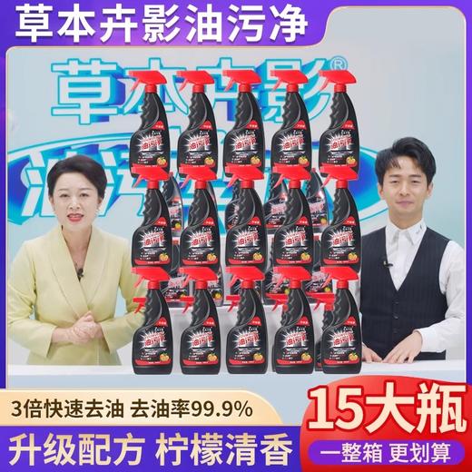 草本卉影油污净300ml/瓶*15 商品图1