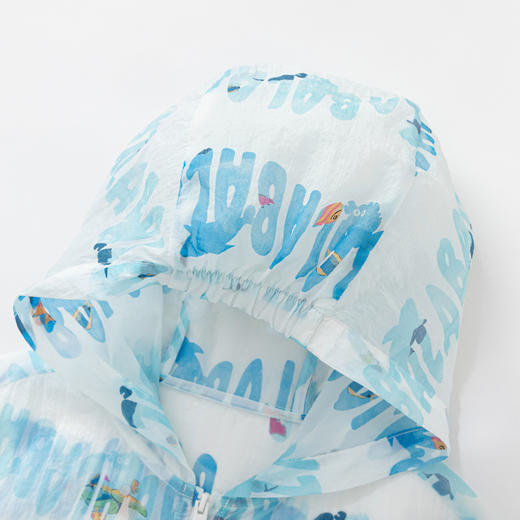 巴拉巴拉童装儿童外套连帽上衣男童夏装婴儿宝宝空调衫宽松印花潮 商品图3