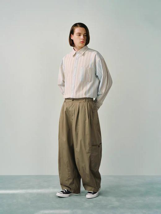 Evistub/E-5CCK212/水洗复古超宽松气球工装长裤 商品图0