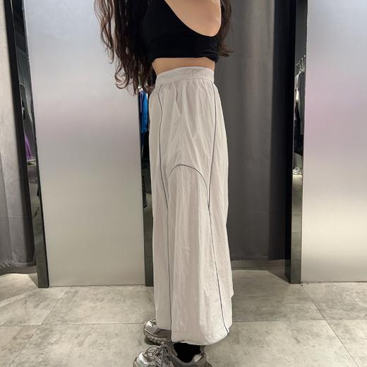 N全橡筋下摆可抽绳半裙（白）夏季152080110321 商品图2