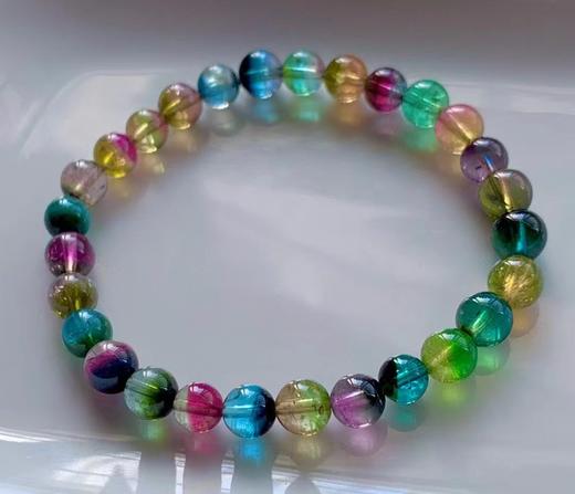 6mm-7mm西瓜碧玺手串 商品图4