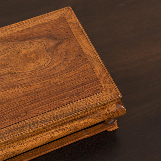 二十世纪 黄花梨三弯腿带托泥器座 商品图3