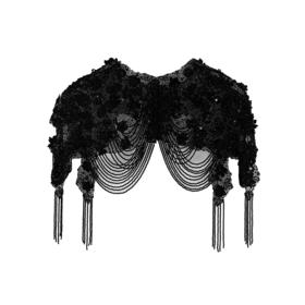 【林栖设计小店】巴黎工坊高定云肩手工定制钉珠传统2025夏季新品外搭女2952429